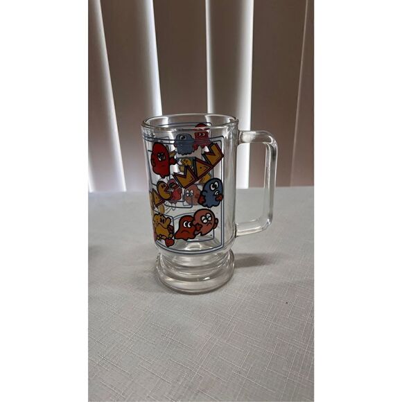 MIDWAY HOUZE PAC MAN GLASS MUG VIDEO GAME - Picture 4 of 7
